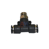 Фитинг тройник 12 мм х М12 резьба