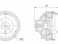 Муфта электромагнитная вентилятора  654 (Технотрон)  дв.740.62 6РК