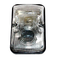 Фонарь габаритный (белый) (г. Владимир) ОГ-26 передний (треуг)