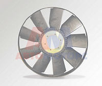 Крыльчатка радиатора с обечайкой (654 мм) (Технотрон)