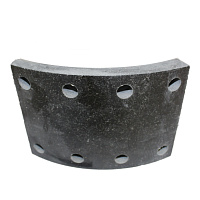 Накладка тормозная (УралАТИ) сверленая, не расточенная