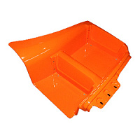 Щиток подножки 6520 (РИАТ) оранж. левый RAL2009