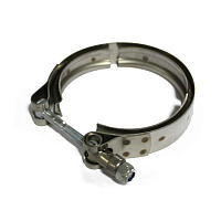 Хомут приемной трубы V-образный  (87мм) Cummins
