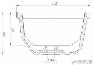 Крышка головки цилиндра (РОСТАР) (рем. комплект)