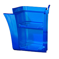 Щиток подножки 65115 (Технотрон) (рейсталинг) (2-х ступ.) синий правый