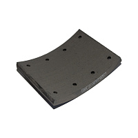 Накладка тормозная (УралАТИ) (безасбестовая) сверленая, расточенная