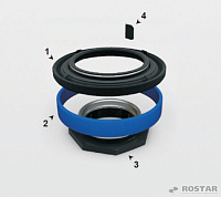 Рем. комплект задней ступицы ЕВРО из 4-х (РОСТАР)