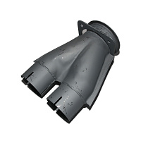 Тройник глушителя 6520 (прямой) (г. Кукмор)