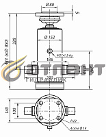 Гидроцилиндр подъема кузова 45143 10тн 4шт (АТЛАНТ Гидравлик)