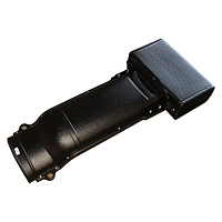 Труба воздухозаборника 65116 (пластик) Т-образная