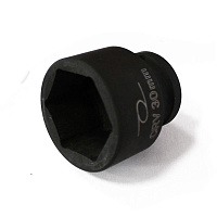 яяГоловка ударная 6-ти гранная 1/2"DR 30мм L-42мм CrV БМ