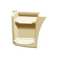 Щиток подножки 65115 (Технотрон) (рейсталинг) (2-х ступ.) грунт левый