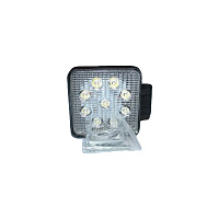 Фара п/туманная светодиодная 9LED 27W (квадратная) 12/24V G0003
