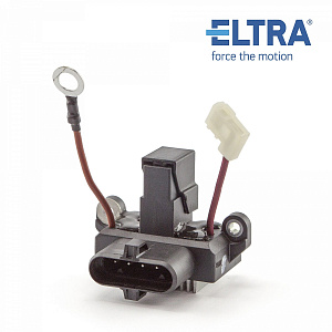 Щеткодержатель генератора ЕВРО-3 (4552) с охлаждением (ПРАМО-ELTRA)