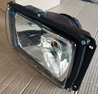 Фара ЕВРО  в сборе (гладкое стекло) (АВТО-УНИВЕРСАЛ XXI ВЕК) с ДХО