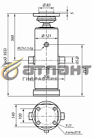 Гидроцилиндр подъема кузова 55102 н/о 8тн 3шт (АТЛАНТ Гидравлик)