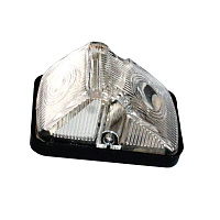 Фонарь габаритный (белый) (г. Владимир) ОГ-26 передний (треуг)