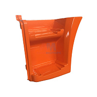 Щиток подножки 65115 (РИАТ) оранж. левый  RAL2009