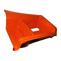 Щиток подножки 63501 (РИАТ) (рестайлинг) оранж. левый RAL2009