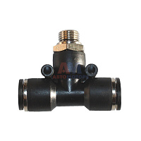 Фитинг тройник 12 мм х М10 резьба