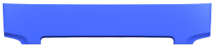 Панель облицовочная верхняя 5490 (Технотрон)  (синий)