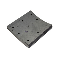 Накладка тормозная 53229 (ТИИР)  (6 отверстий) расточенная, сверленая