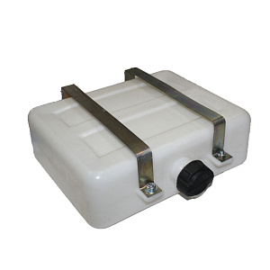 Бачок топливный на ПЖД  в сборе 8л (370х310х140) (с кронштейном)