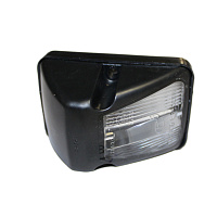 Фонарь габаритный белый/черный треугольный (ОСВАР)