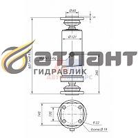 Гидроцилиндр прицепа 7тн 3шт (АТЛАНТ Гидравлик)