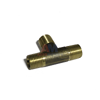 Тройник бака (одна сторона конус) 10х10х10