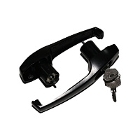 Ручка наружная с замком (г. Димитровград) черная