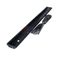 Бампер задний (отбойник) с кронштейном