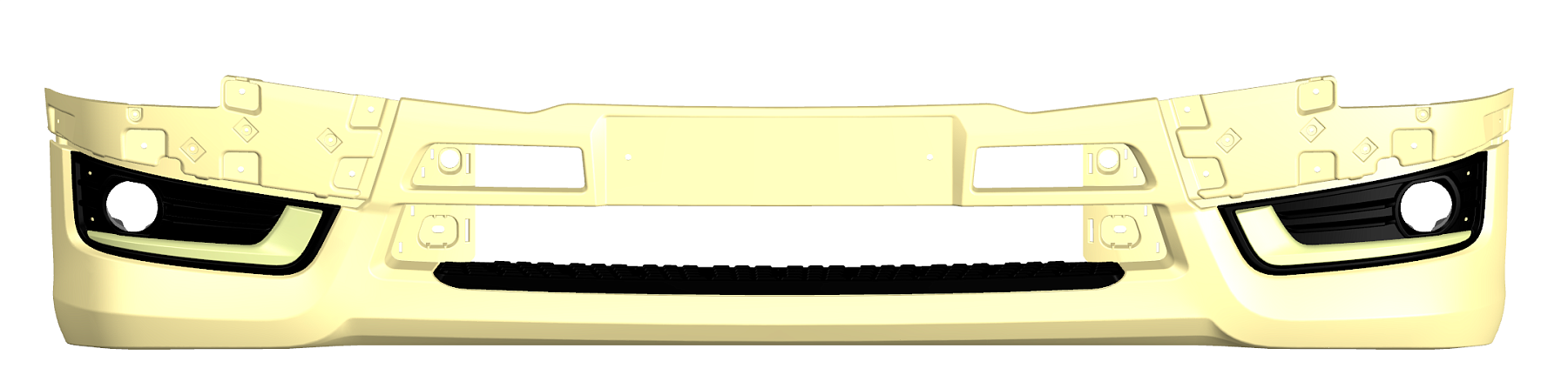 Бампер передний нижний (Технотрон) 65206 грунт