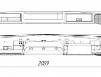 Полка кабины (Технотрон) с козырьками
