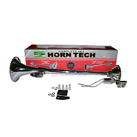 Сигнал 1-рожковый длинный хромированный