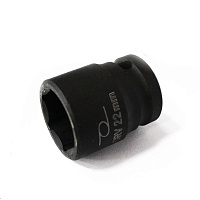 яяГоловка ударная 6-ти гранная 1/2"DR 22мм L-38мм CrV БМ