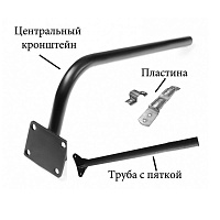 яяКронштейн крыла (из 6-ти) с пластинами