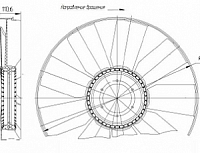 Крыльчатка радиатора с обечайкой (704 мм) (Технотрон) с плоским диском