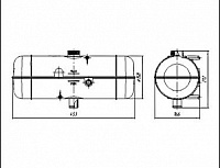 Бачок расширительный 4308, 43085 (Технотрон) дв.СUMMINS