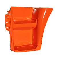 Щиток подножки 6520 (2-х ступ.) левый