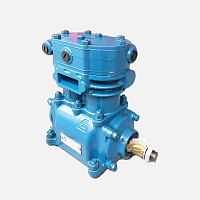 яяМАЗ Компрессор двухцилиндровый  (Паневежио-Аурида Литва) СУПЕР МАЗ (275 л.) без шкива и коробки