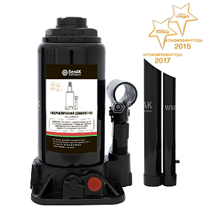 Домкрат 10 тн. (TUV, 2 клапана) (БелАвтоКомплект)