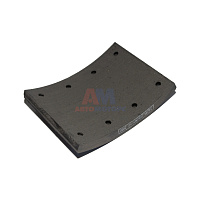 Накладка тормозная (УралАТИ) (безасбестовая) сверленая, расточенная