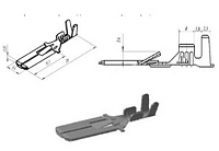 Клемма для проводов штырьевая 506 (папа)