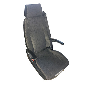 Сиденье водительское пневматическое с 3-х точ. рем. безопас. (РИАТ)  пояс. поддержка с подогревом