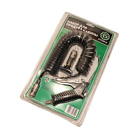 Шланг обдувочный с быстросъемом (d-8) (черный) с фитингом