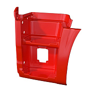 Щиток подножки 5490 (Технотрон) (2-х ступ.) красный левый RAL 3001