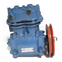 МАЗ Компрессор двухцилиндровый     (Паневежио-Аурида Литва) МАЗ,К700,УРАЛ со шкивом